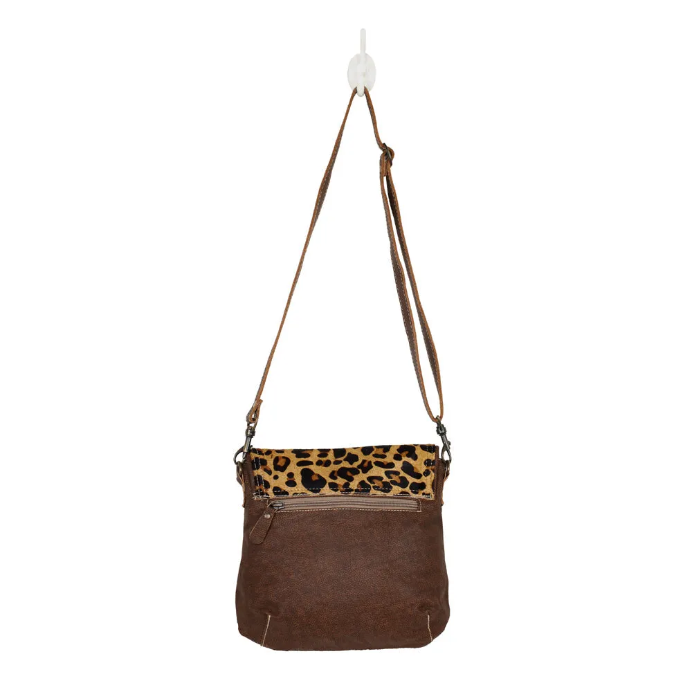 BULLSEYE LEATHER AND HAIRON BAG sold by Myra Bag product image thumbnail 4