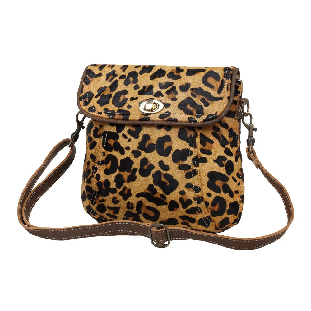 BULLSEYE LEATHER AND HAIRON BAG sold by Myra Bag product image thumbnail 2