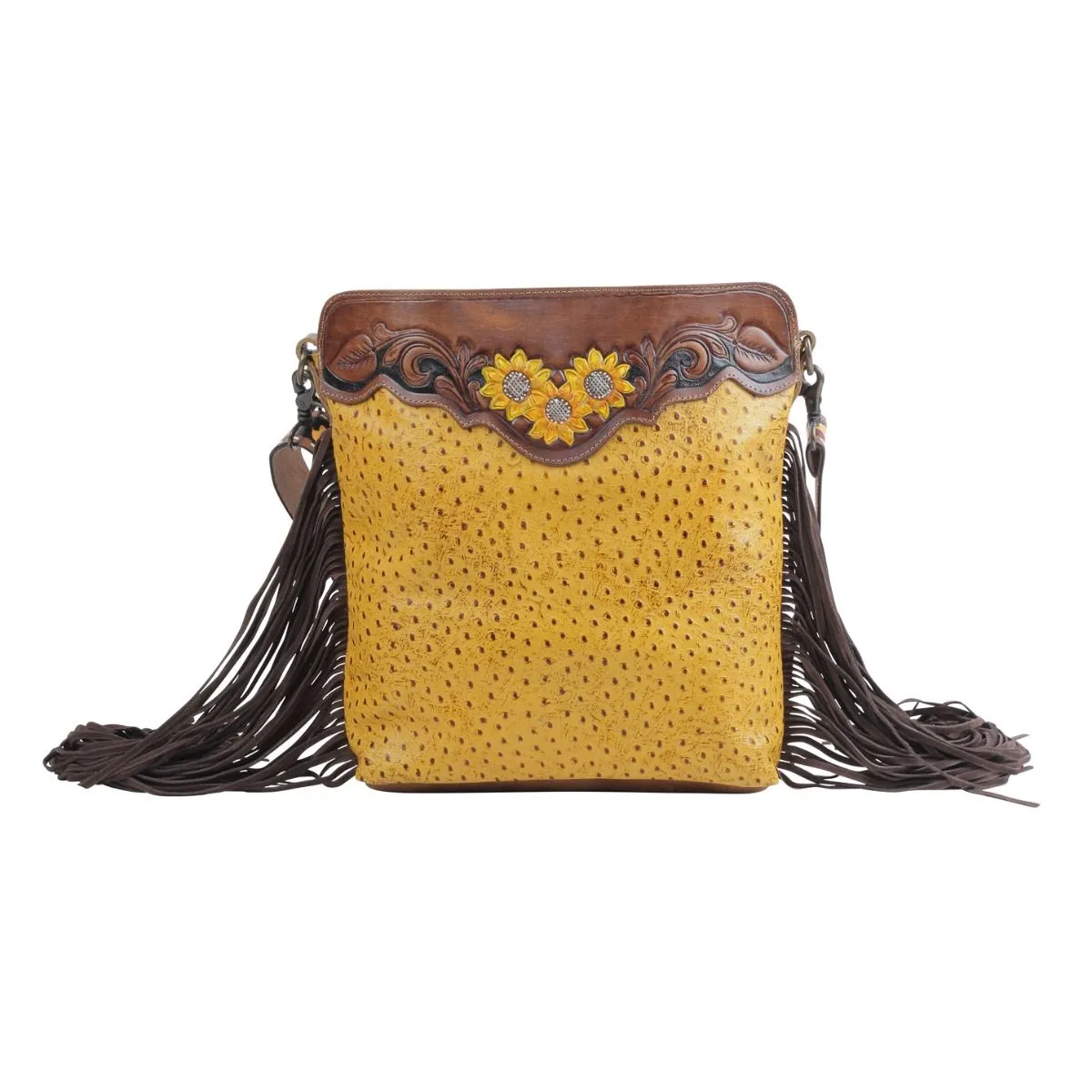 Drops Of Sun Hand-Tooled Bag sold by Myra Bag product image thumbnail 3