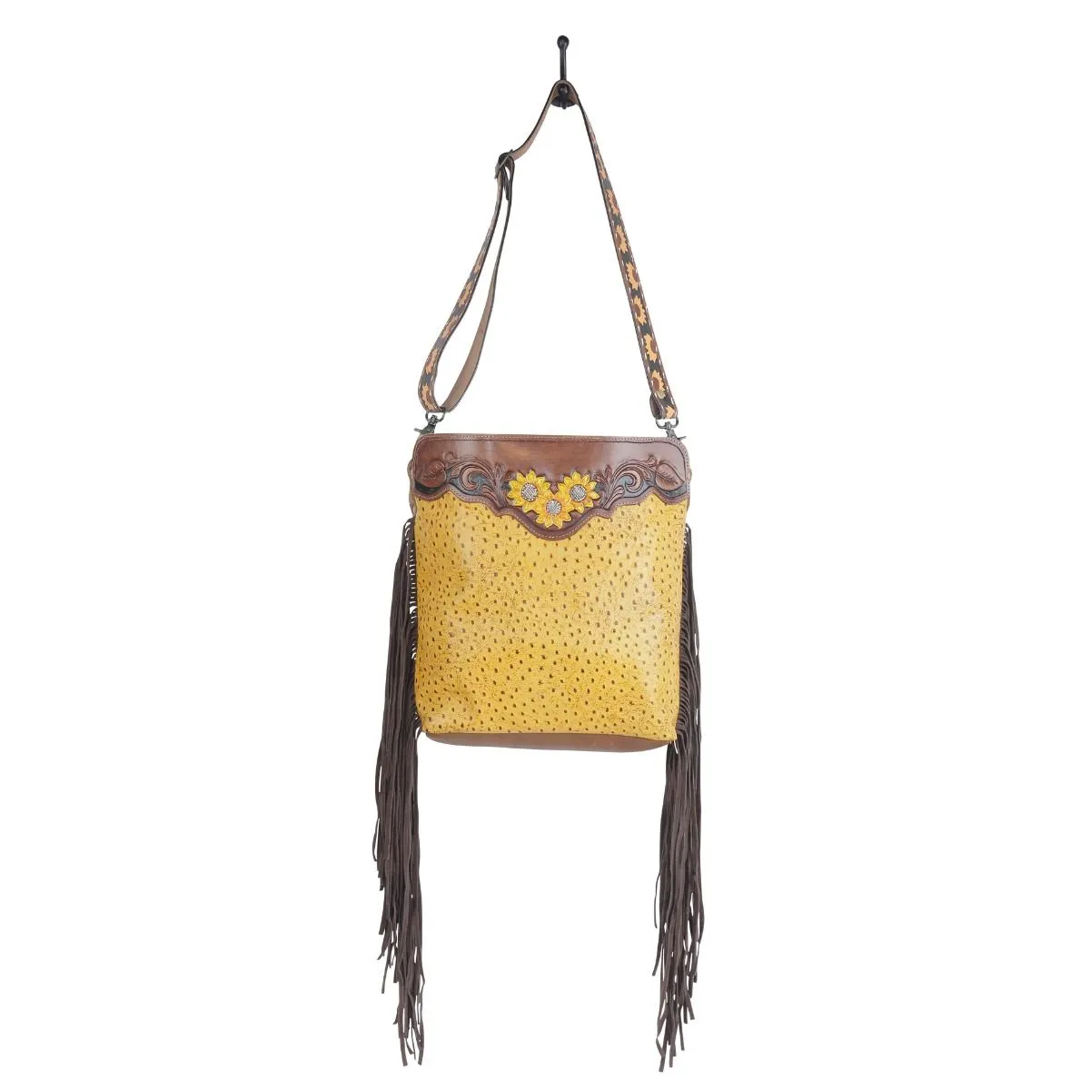 Drops Of Sun Hand-Tooled Bag sold by Myra Bag product image thumbnail 4