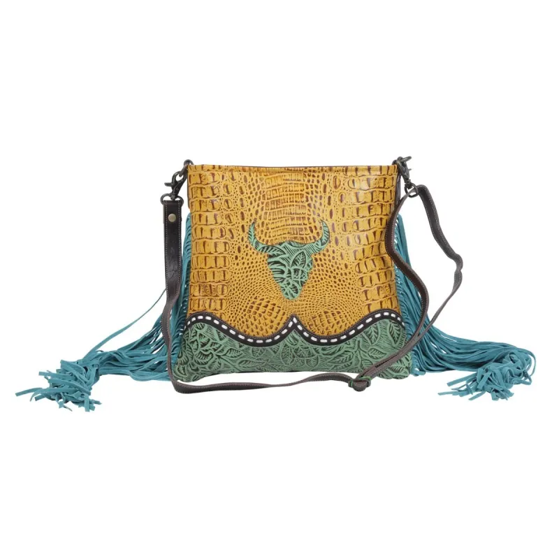 Fah Leather & Hairon Bag sold by Myra Bag