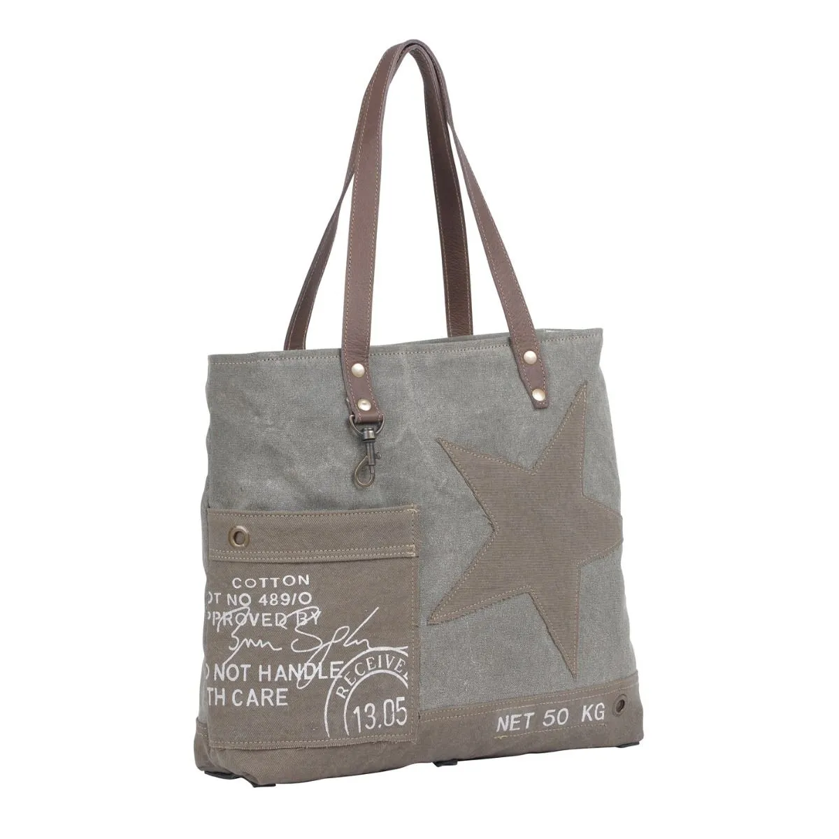 Stars And Smoke Tote Bag sold by Myra Bag product image thumbnail 2