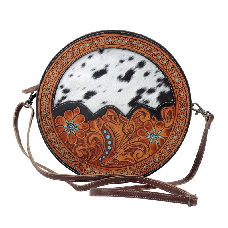 Simply Sober Round Bag sold by Myra Bag