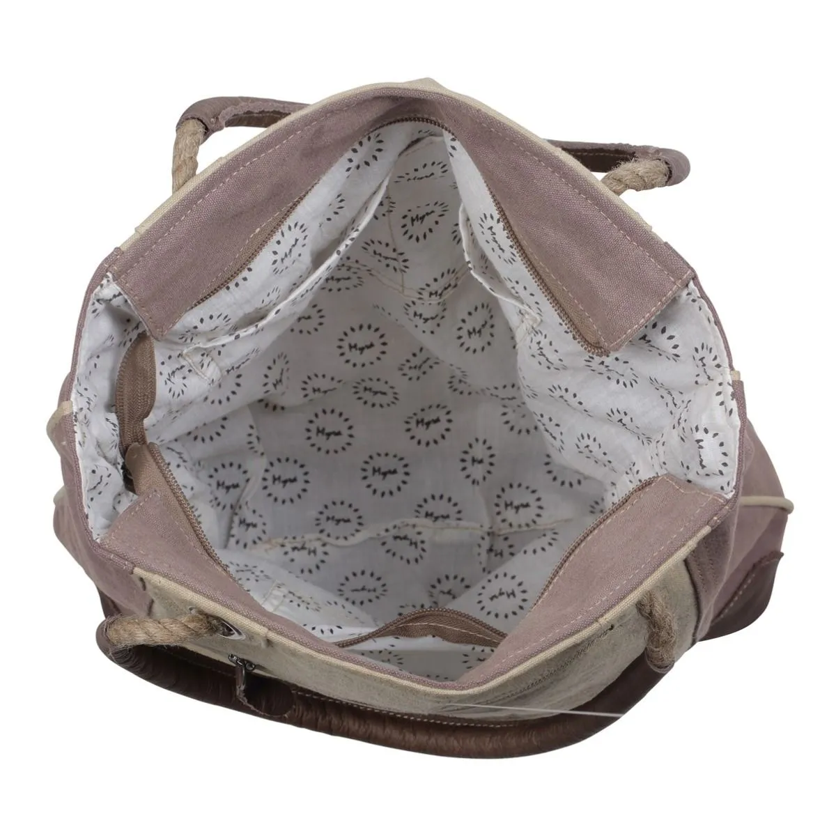 Sepia Aster Tote Bag sold by Myra Bag product image thumbnail 4