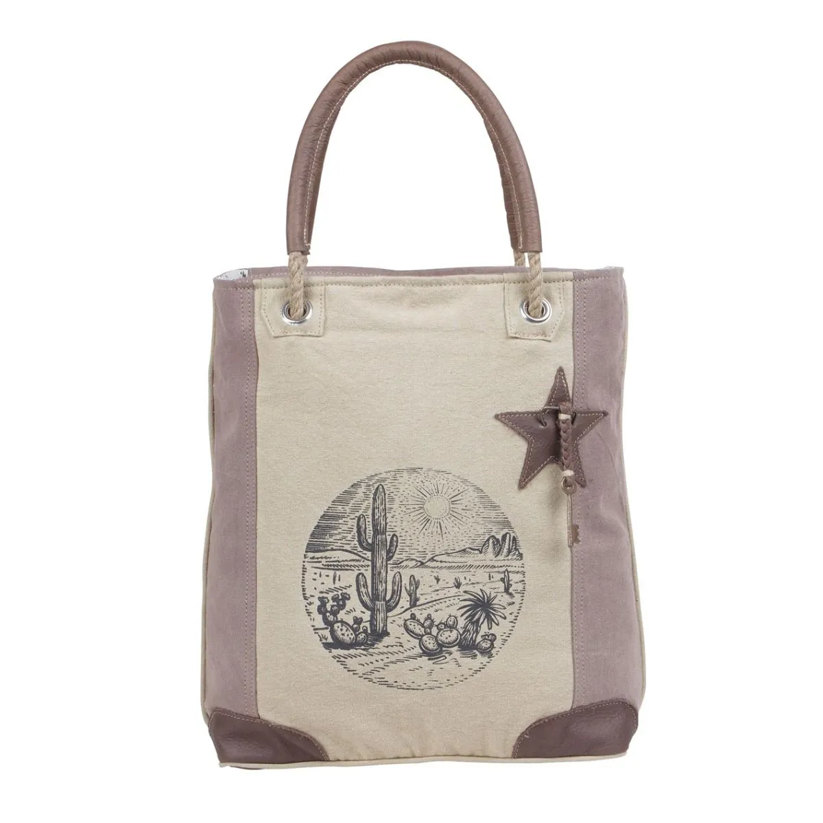 Sepia Aster Tote Bag sold by Myra Bag