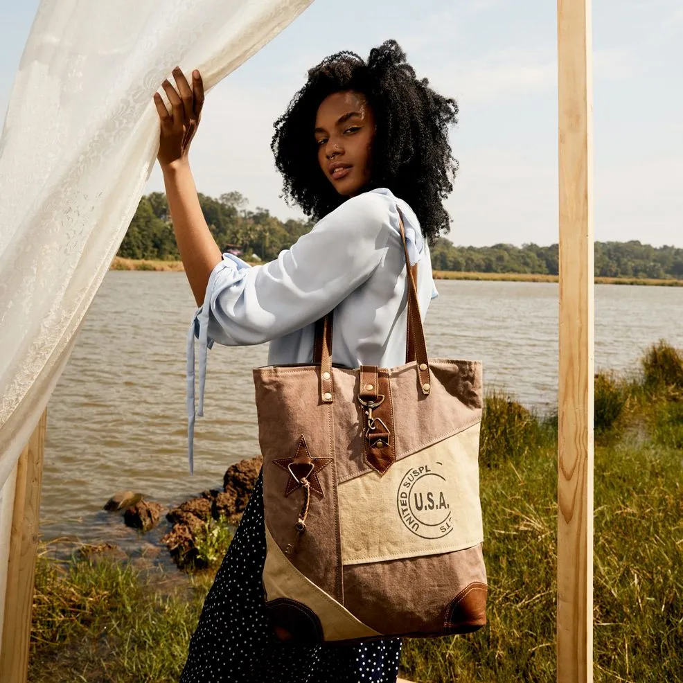 Undulate Tote Bag sold by Myra Bag product image thumbnail 5