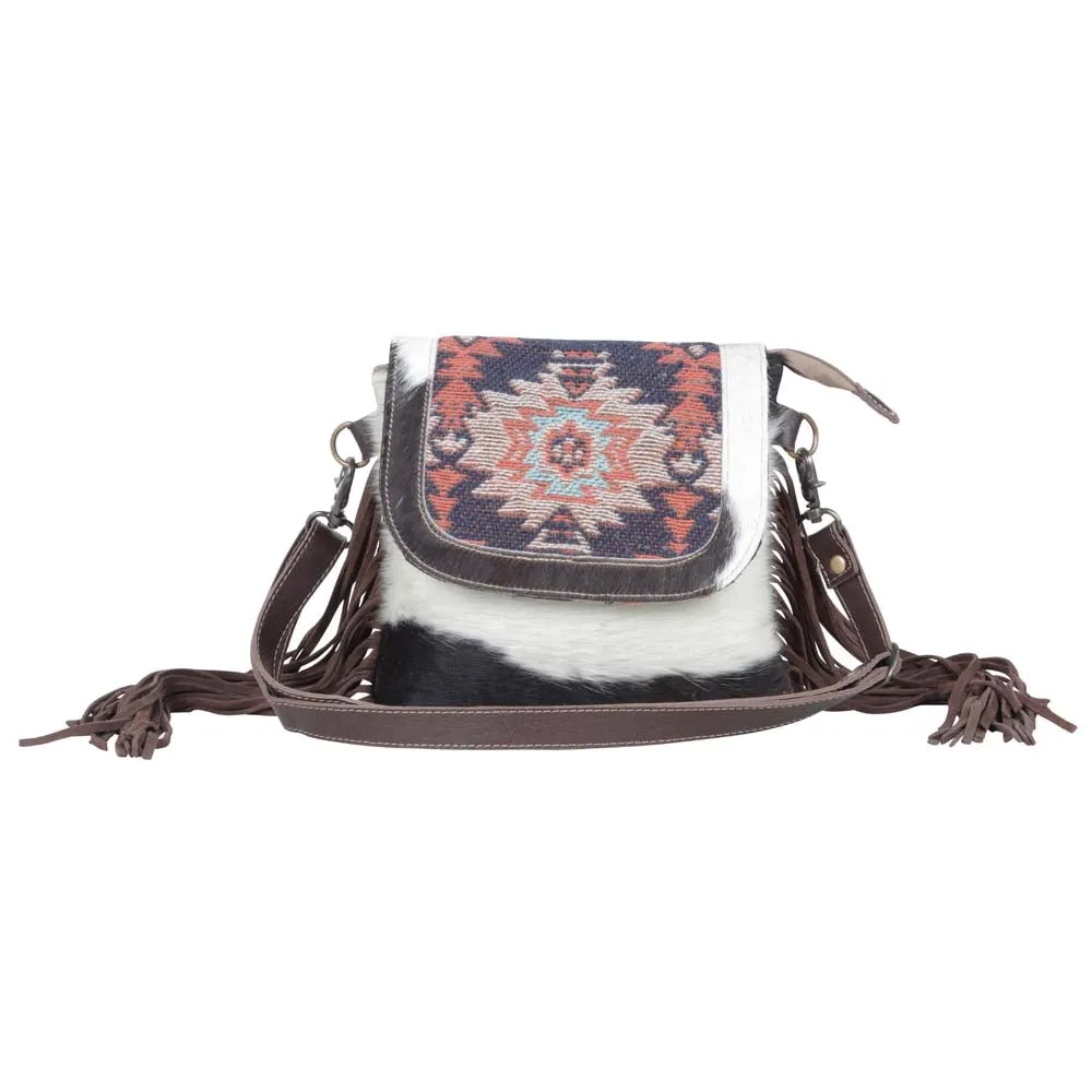 Sphynx Leather & Hairon Bag sold by Myra Bag