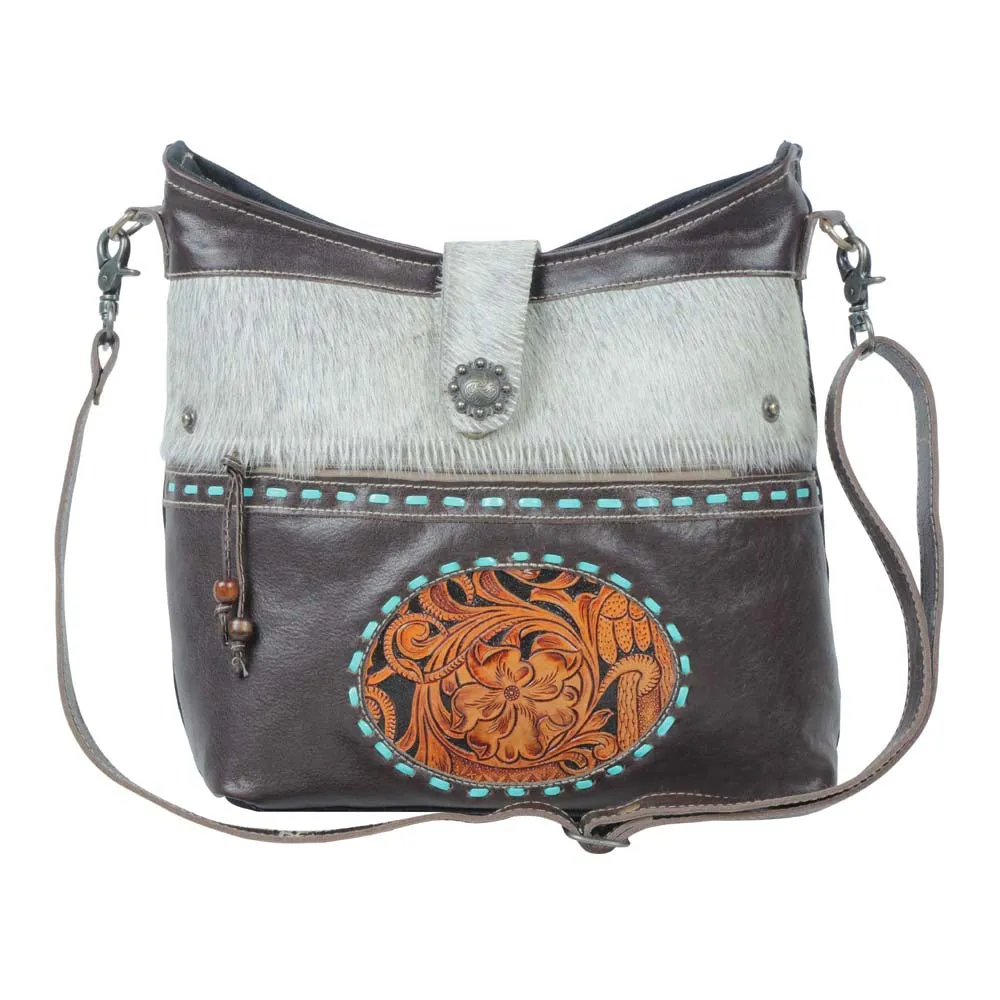 Rusted skies Hand-Tooled Bag sold by Myra Bag