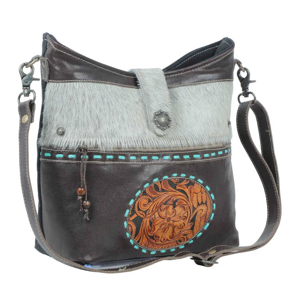 Rusted skies Hand-Tooled Bag sold by Myra Bag product image thumbnail 5