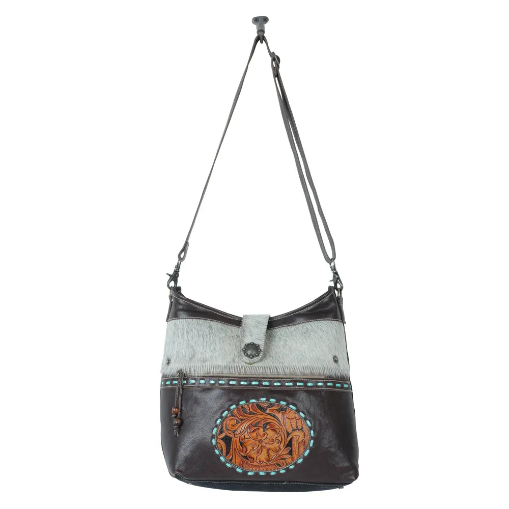 Rusted skies Hand-Tooled Bag sold by Myra Bag product image thumbnail 2