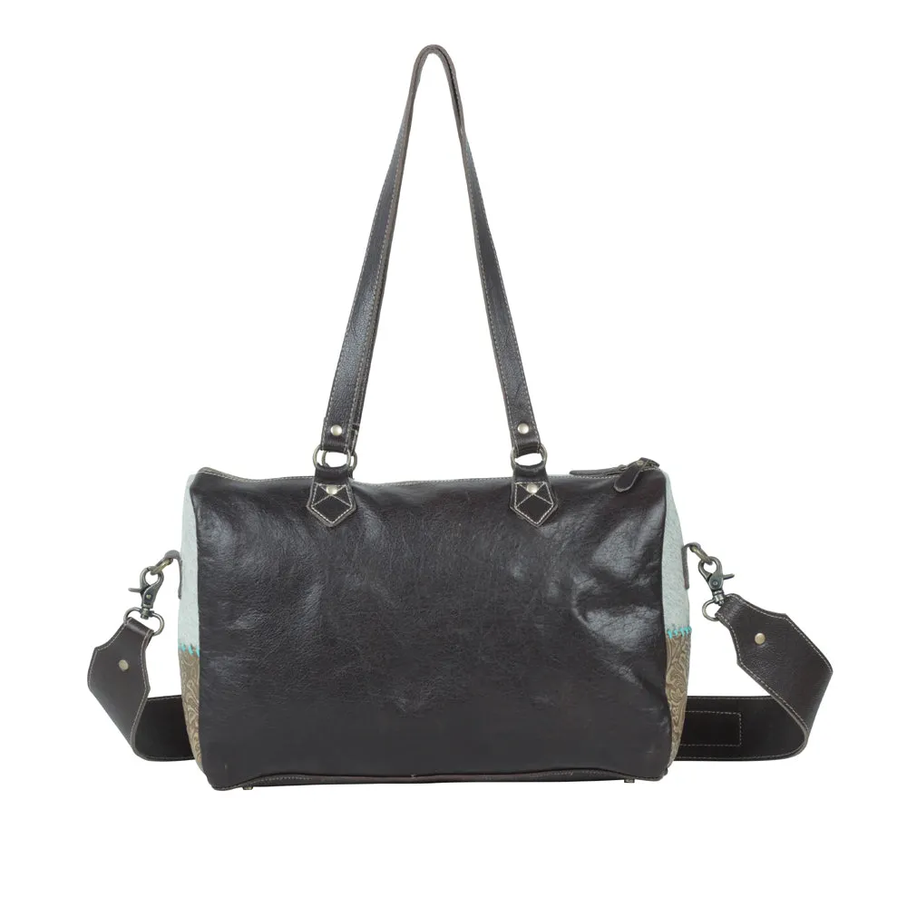 Azure waterfall Hand-Tooled Bag sold by Myra Bag product image thumbnail 3