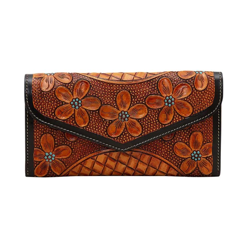 Crimson Buds Wallet sold by Myra Bag
