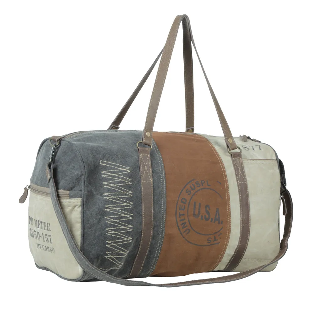 Neutral aesthetic traveller bag sold by Myra Bag product image thumbnail 5