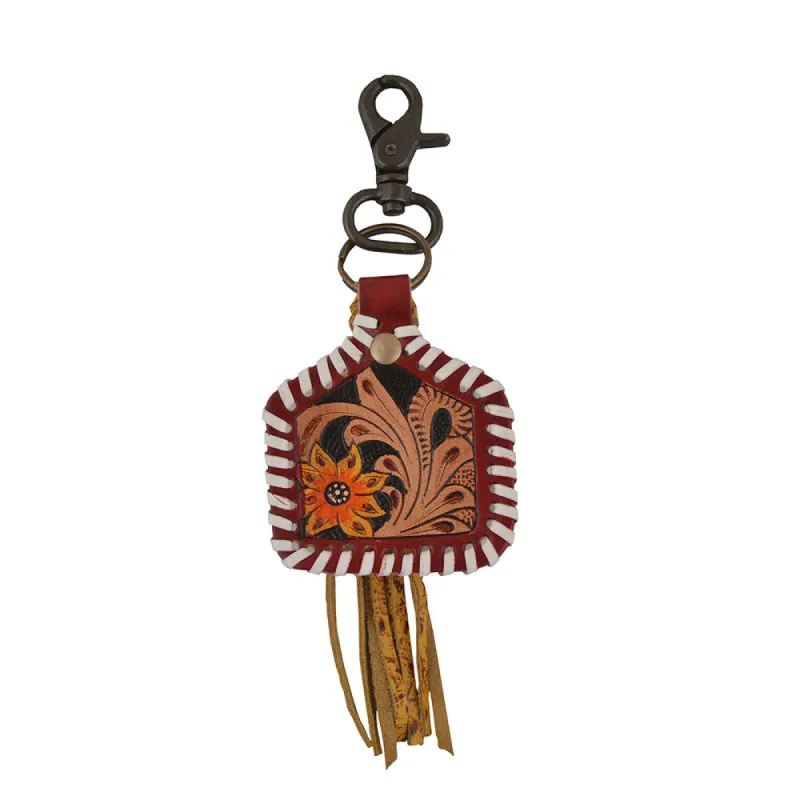 Golden ballet Leather Keychain sold by Myra Bag