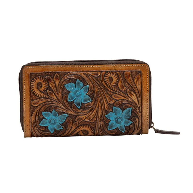 Blue Buds Wallet sold by Myra Bag