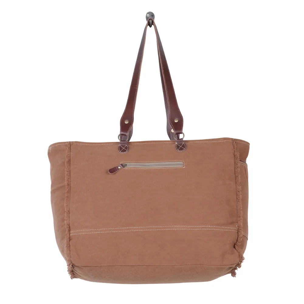 JUNIPER CANVAS AND HAIRON BAG sold by Myra Bag product image thumbnail 5