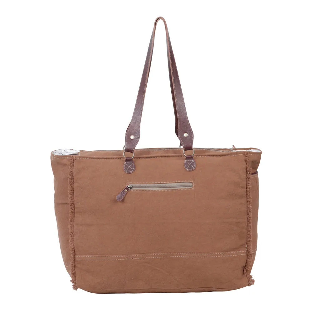 JUNIPER CANVAS AND HAIRON BAG sold by Myra Bag product image thumbnail 3