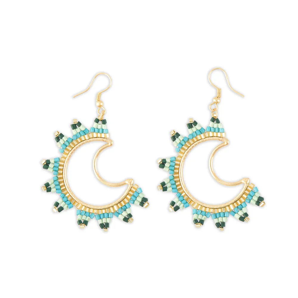 Moonface EARRING sold by Myra Bag