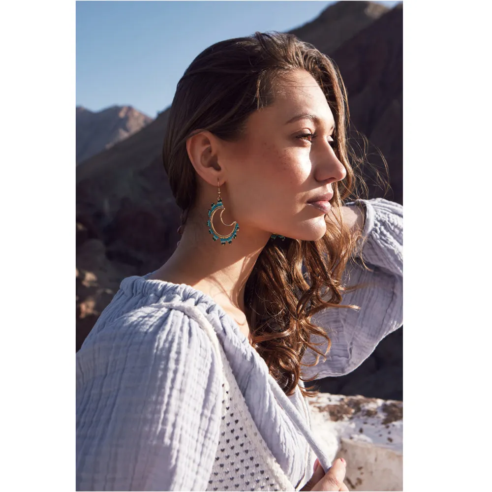 Moonface EARRING sold by Myra Bag product image thumbnail 3