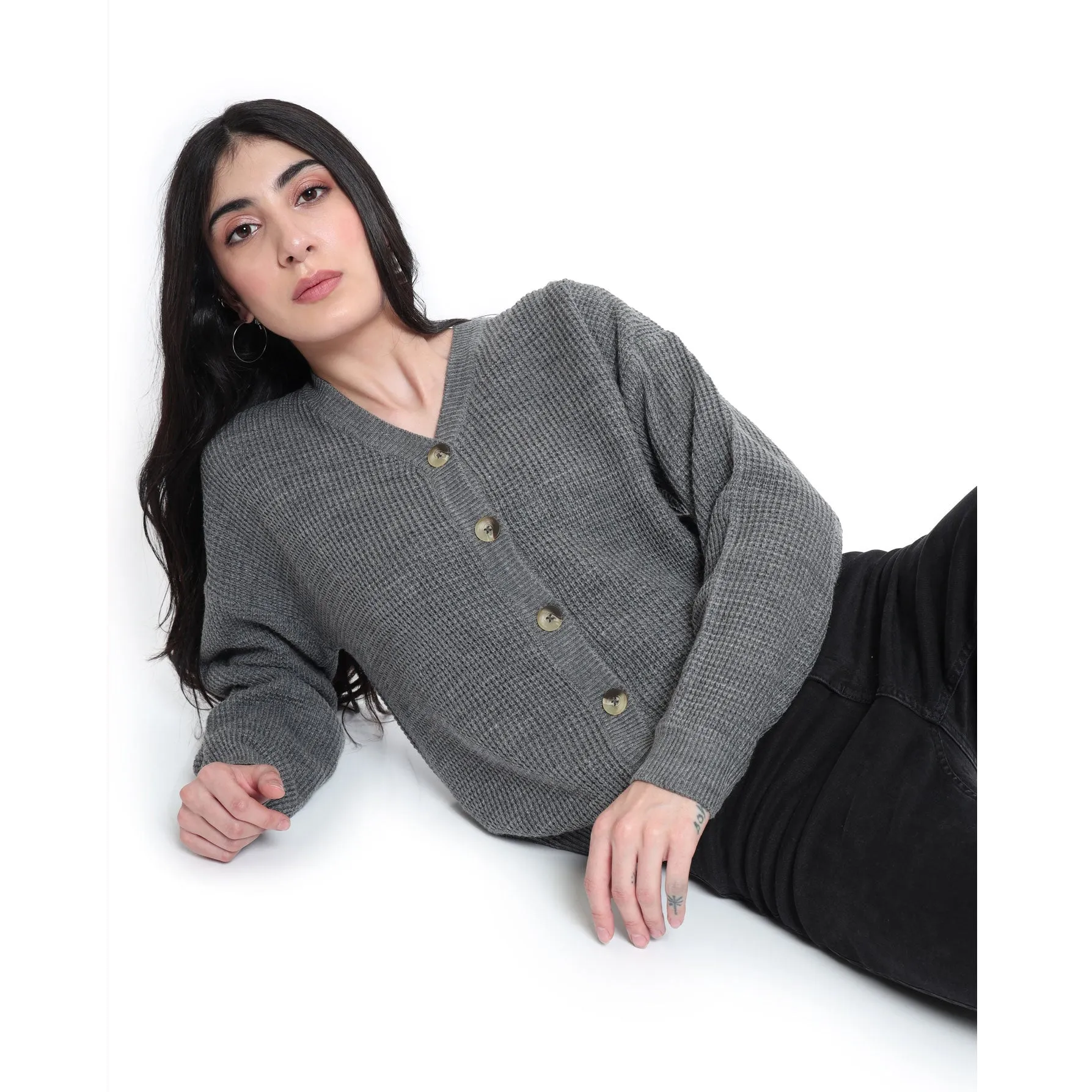 Button-Up Cardigan Sweater sold by Myra Bag product image thumbnail 4