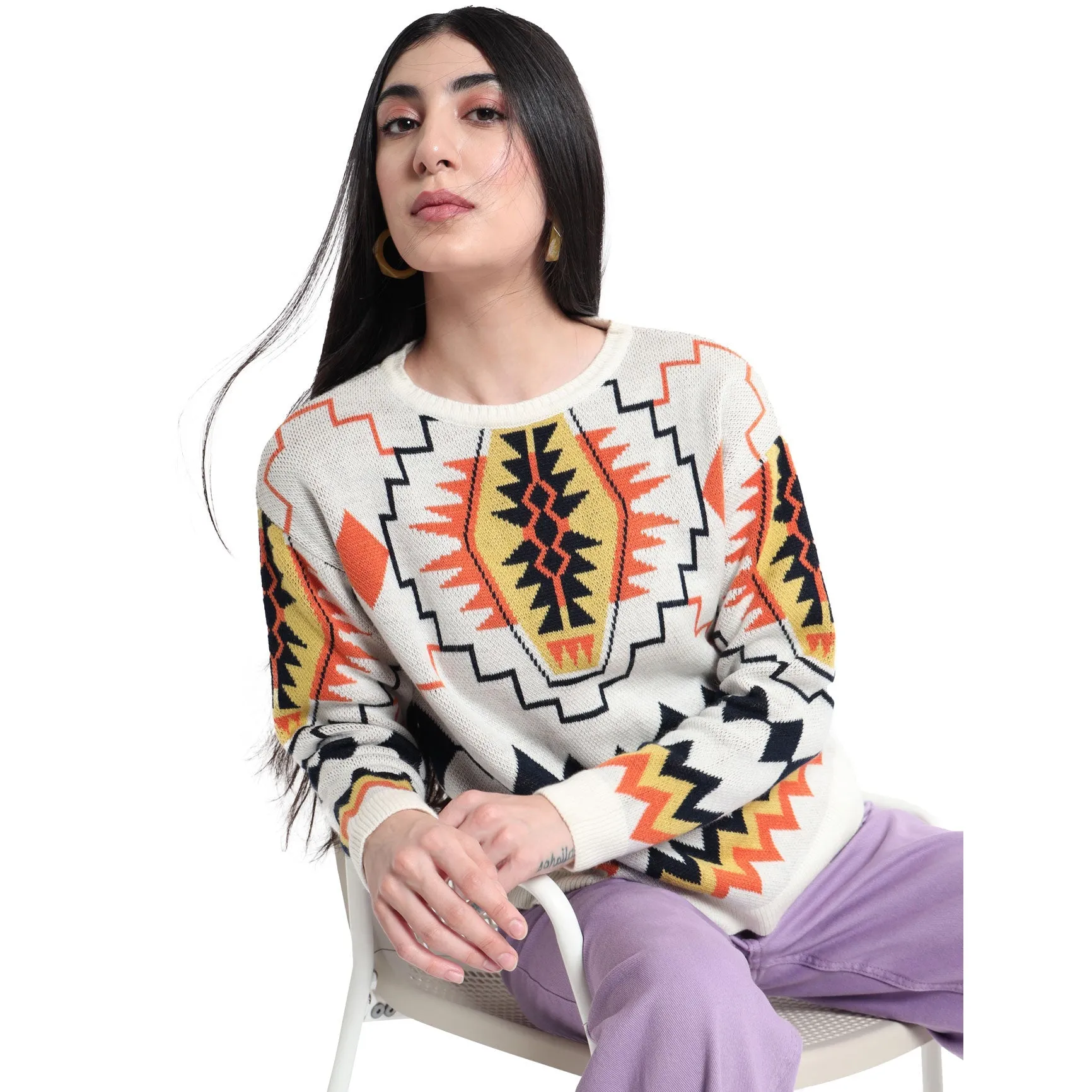 Tribesful Sweater sold by Myra Bag product image thumbnail 4