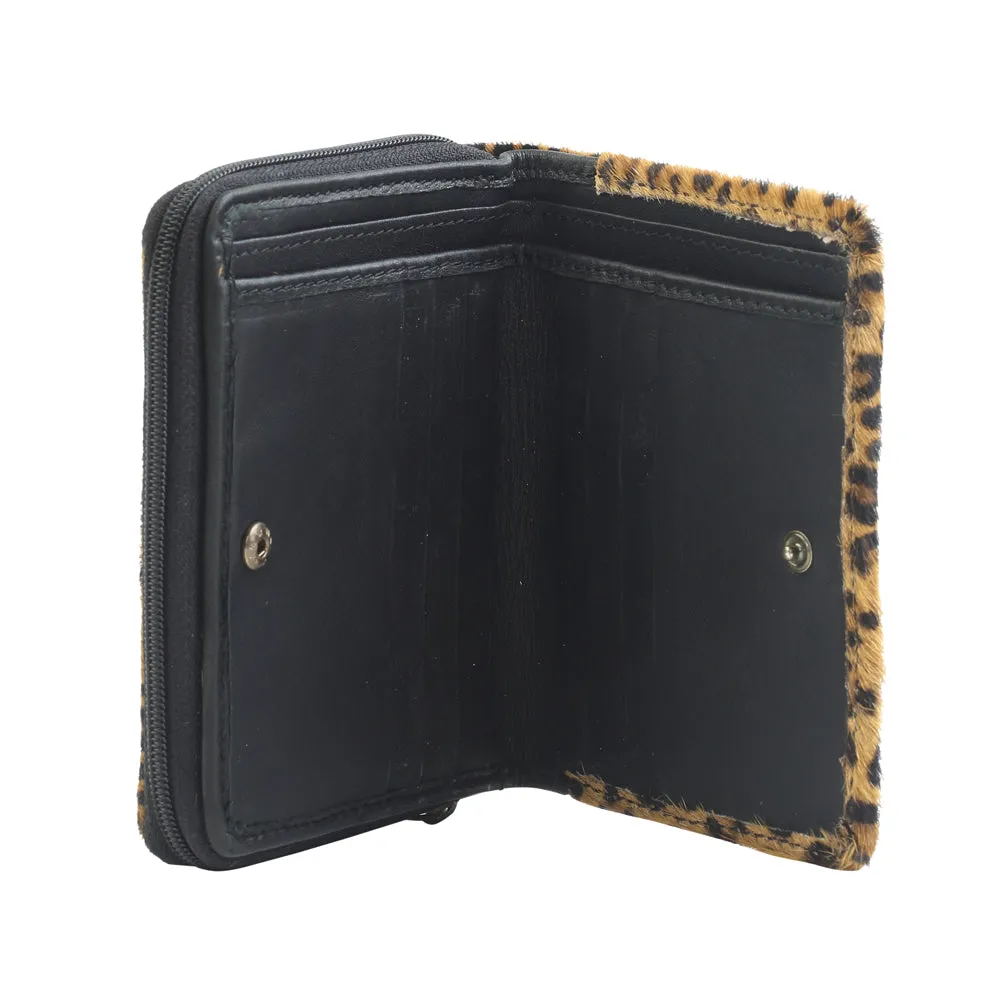 TINY TINSEL LEATHER AND HAIRON WALLET sold by Myra Bag product image thumbnail 5