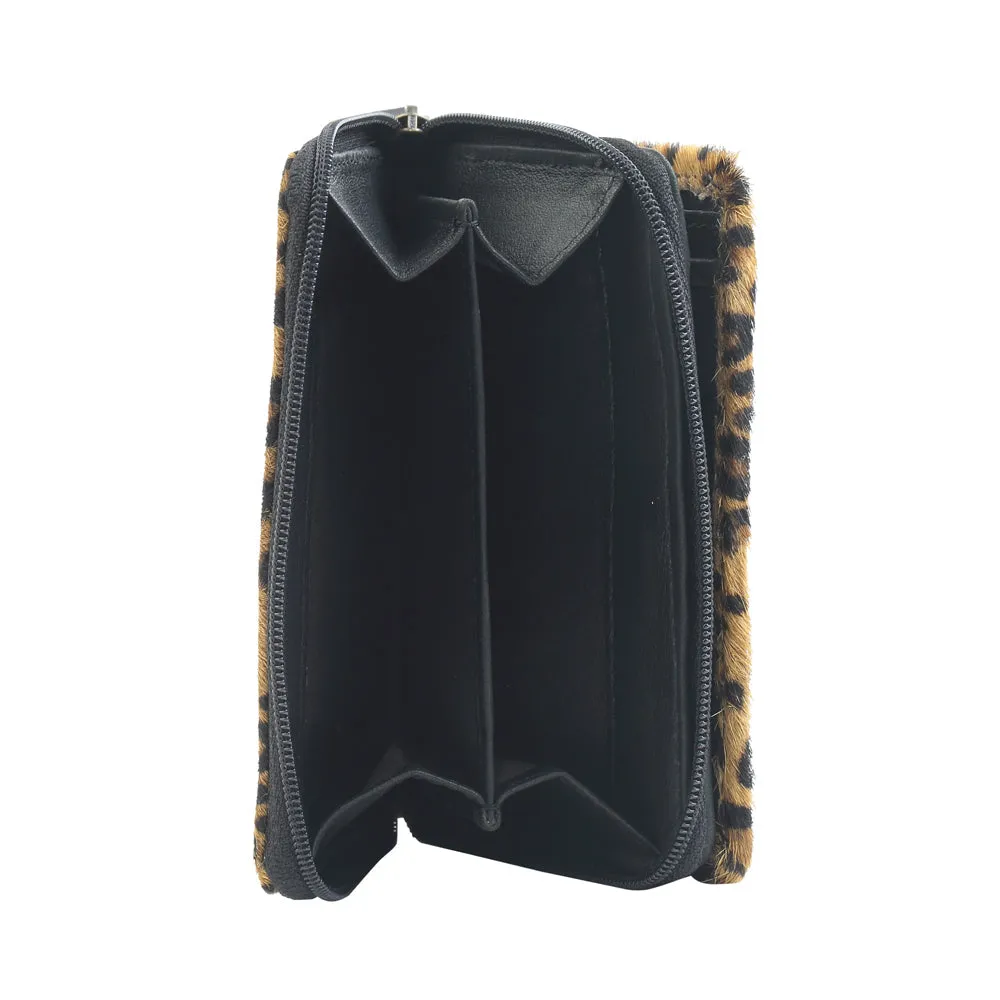 TINY TINSEL LEATHER AND HAIRON WALLET sold by Myra Bag product image thumbnail 4