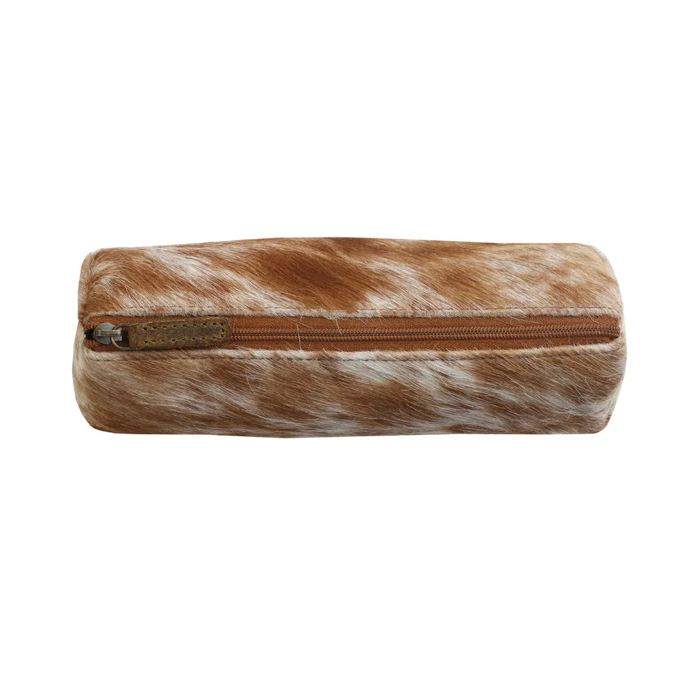 SANDY LEATHER AND HAIRON MULTI POUCH sold by Myra Bag product image thumbnail 3