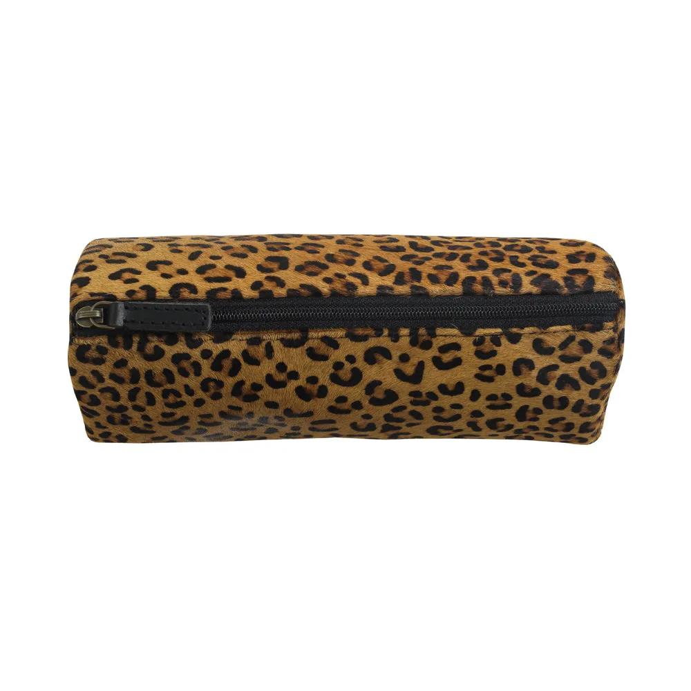 THE BEAST LEATHER AND HAIRON MULTI POUCH sold by Myra Bag