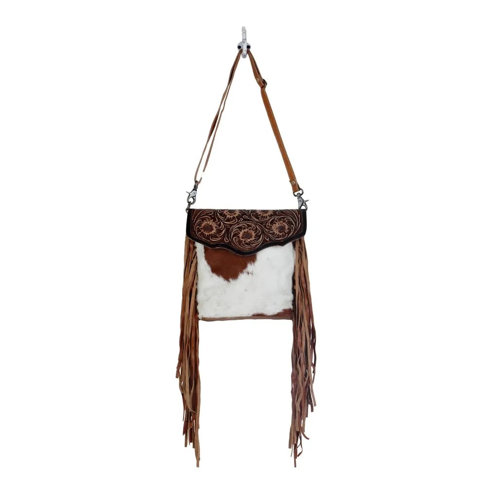 Blossom Hand-Tooled bag sold by Myra Bag product image thumbnail 4