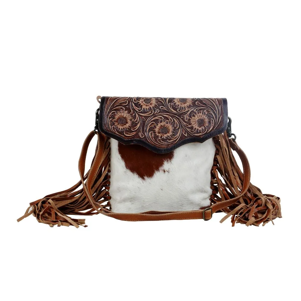 Blossom Hand-Tooled bag sold by Myra Bag