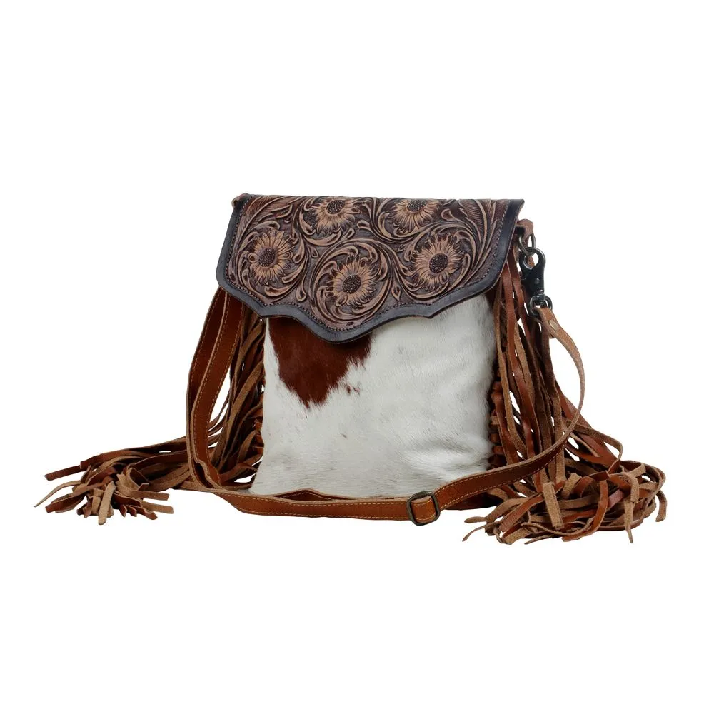 Blossom Hand-Tooled bag sold by Myra Bag product image thumbnail 2