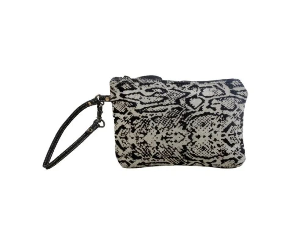 Snake Print Pouch sold by Myra Bag