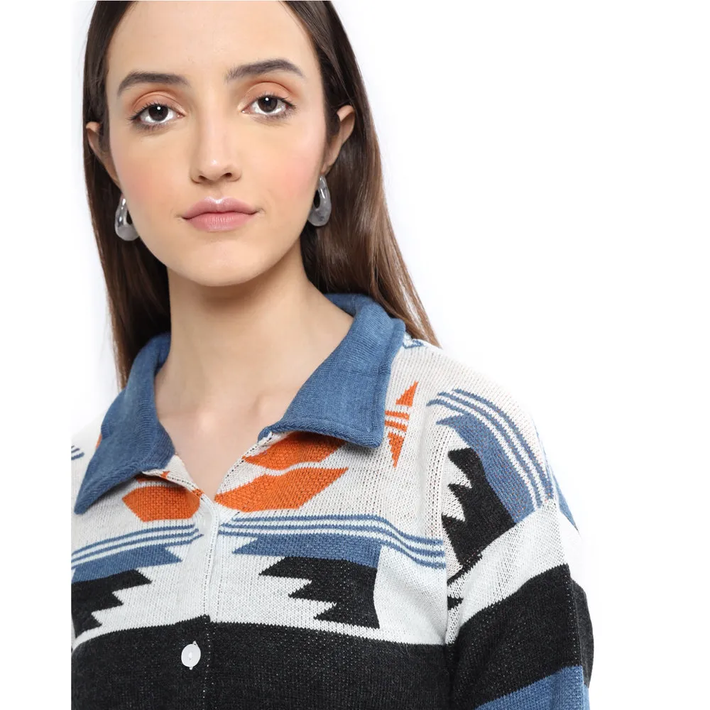 Lot-Us Shacket Sweater SMALL sold by Myra Bag product image thumbnail 3