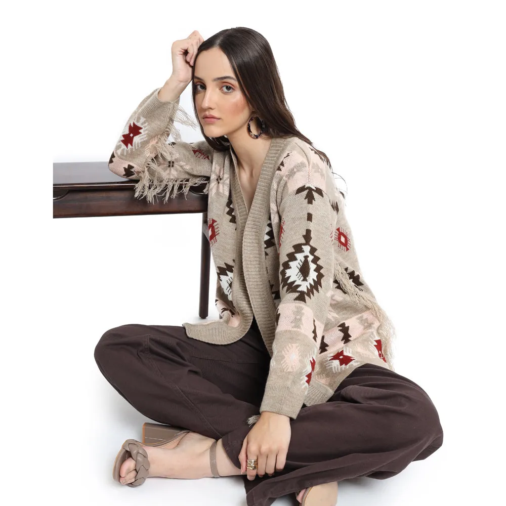 Fist-pump! Cardigan Sweater SMALL sold by Myra Bag product image thumbnail 4