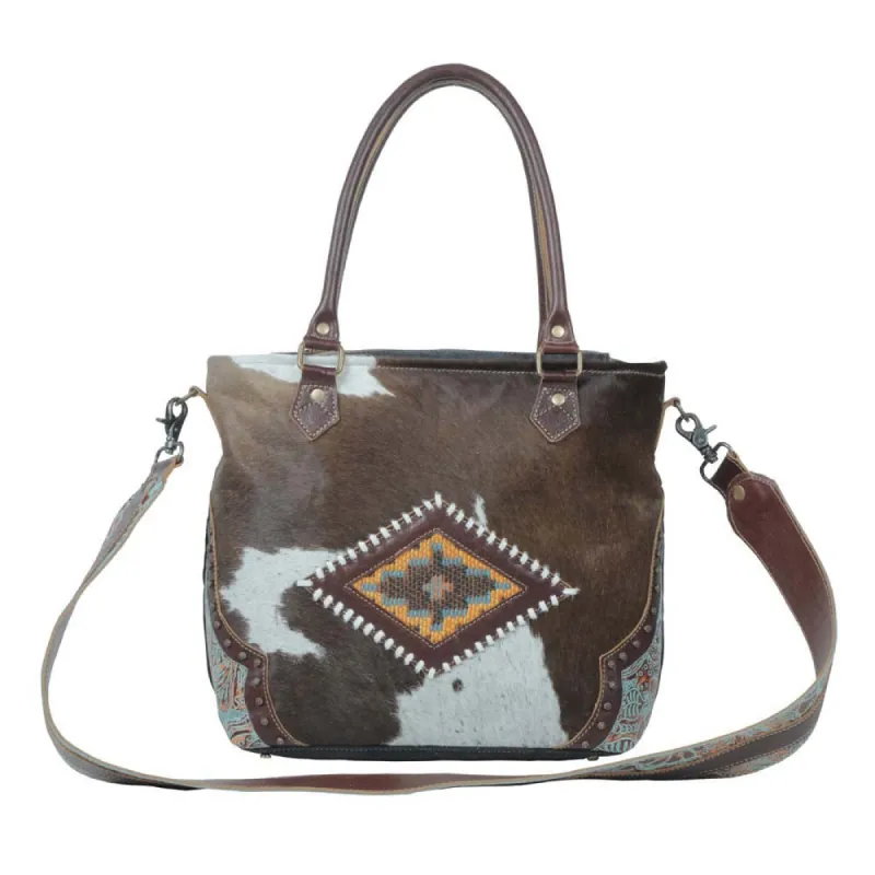 Domerang Canvas & Hairon Bag sold by Myra Bag