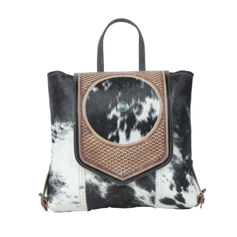 Garnate Canvas & Hairon Bag sold by Myra Bag