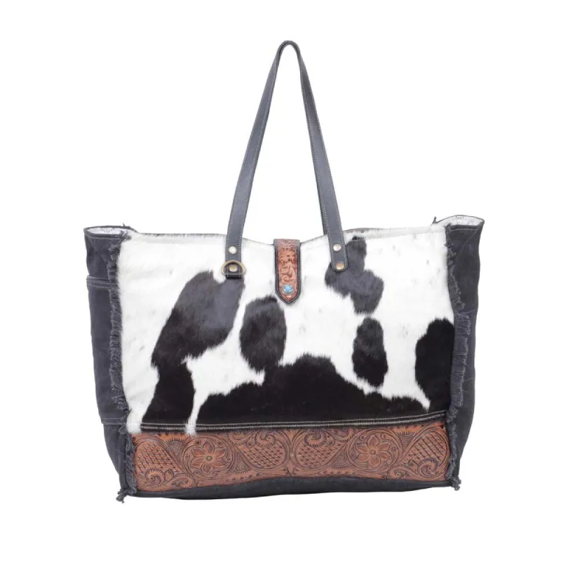 Comely Hand-Tooled Bag sold by Myra Bag