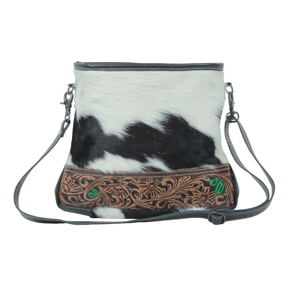Silhouette Hand-Tooled Bag sold by Myra Bag