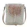 SMOKEY AZTECA LEATHER & HAIRON BAG sold by Myra Bag