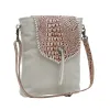 SMOKEY AZTECA LEATHER & HAIRON BAG sold by Myra Bag