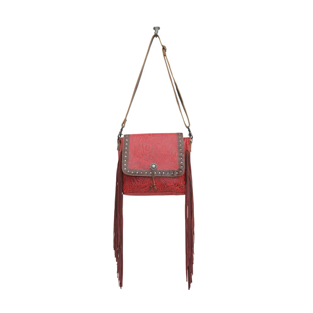 Cherry Pops Leather & Hairon Bag sold by Myra Bag product image thumbnail 4