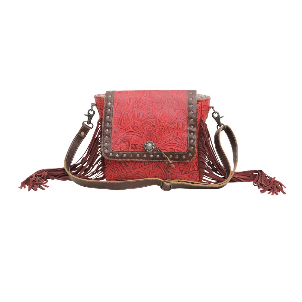 Cherry Pops Leather & Hairon Bag sold by Myra Bag