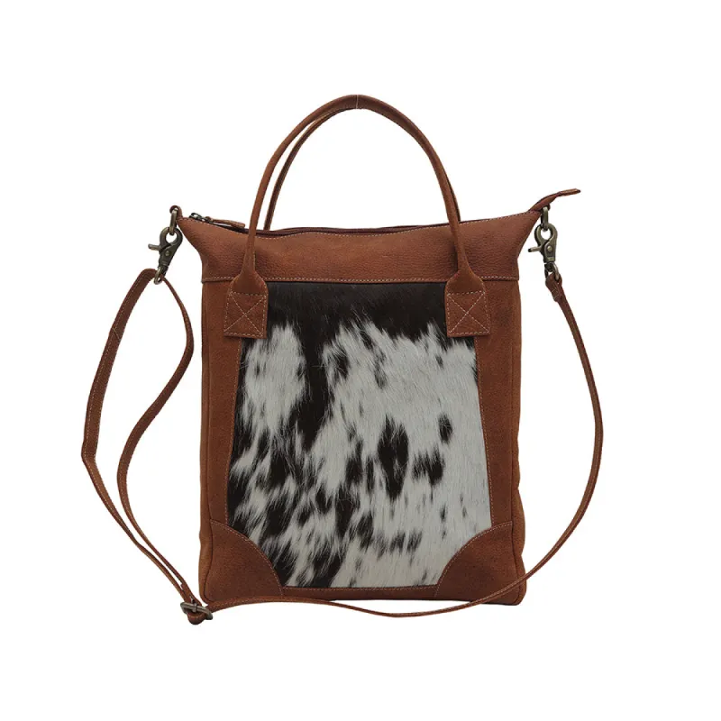 SPIN LEATHER & HAIRON BAG sold by Myra Bag