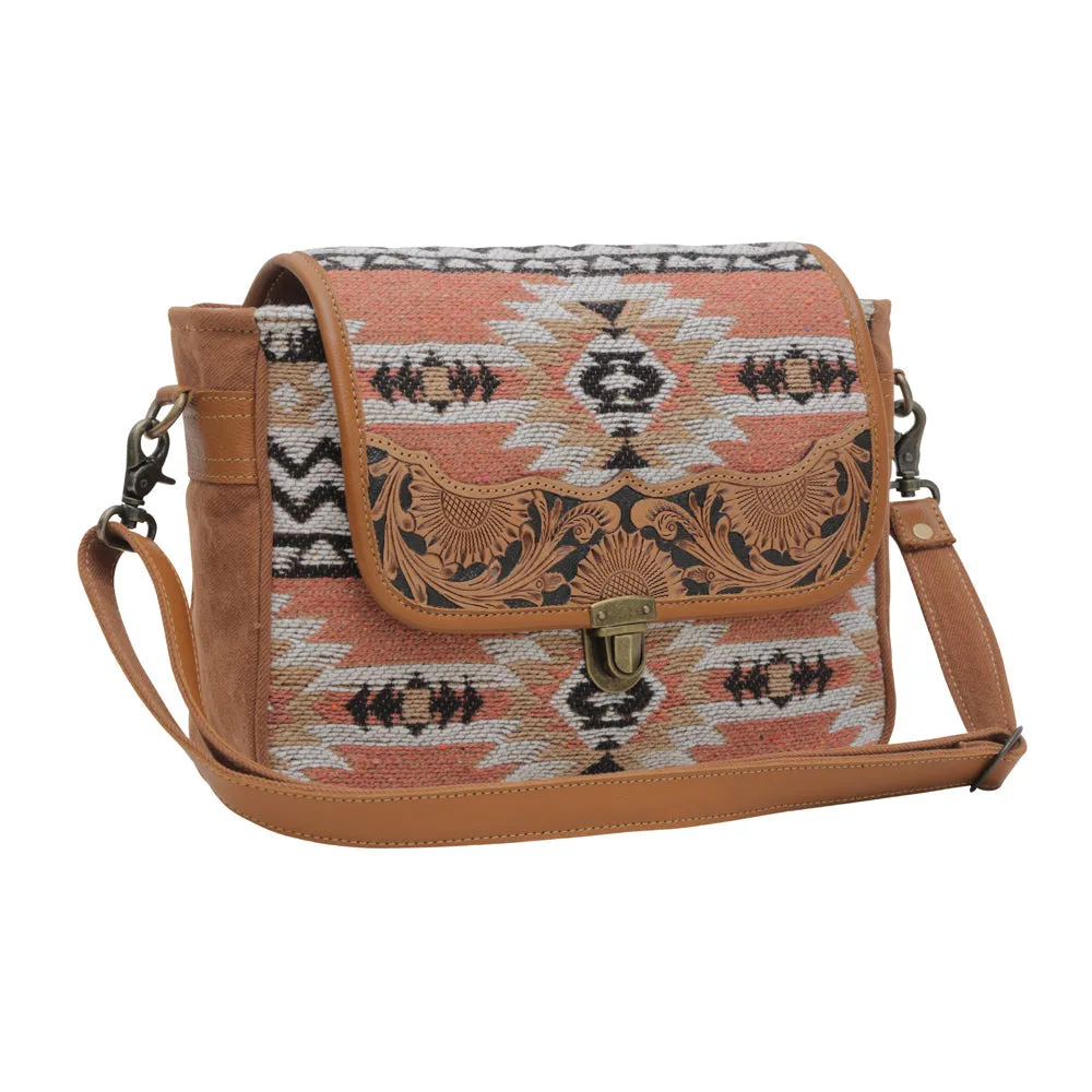 SANSA ALFAMA HANDTOOLED BAG sold by Myra Bag product image thumbnail 2