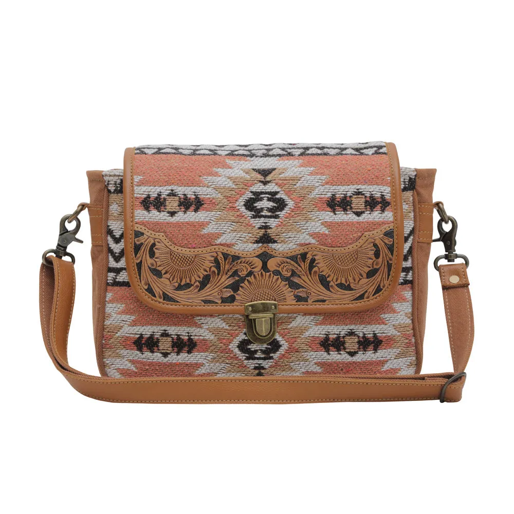 SANSA ALFAMA HANDTOOLED BAG sold by Myra Bag