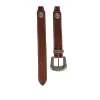 Rustic Woods Hand-Tooled Leather Women's Belt sold by Myra Bag