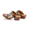 Heely Western Hand-Tooled Mules sold by Myra Bag