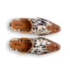Heely Western Hand-Tooled Mules sold by Myra Bag