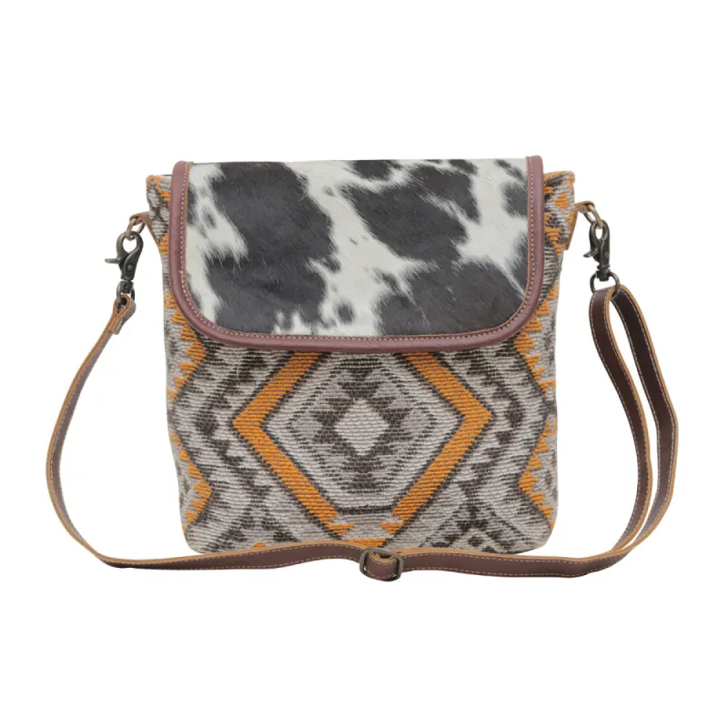 Orange Outlines Small & Crossbody Bag sold by Myra Bag